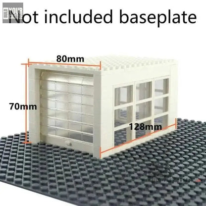 MOC garage building set single blocks accessories - BuildYourCastle