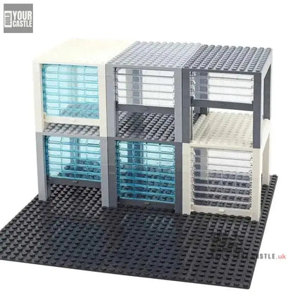 MOC garage building set single blocks accessories - BuildYourCastle