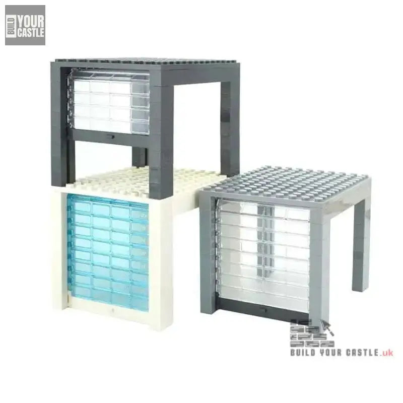 MOC garage building set single blocks accessories - BuildYourCastle