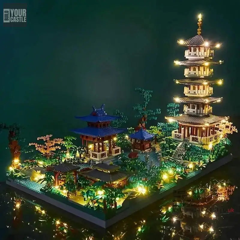 MOC Hangzhou West Lake Chinese architecutre 2000pcs - BuildYourCastle