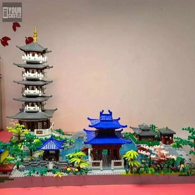 MOC Hangzhou West Lake Chinese architecutre 2000pcs - BuildYourCastle