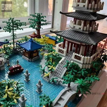 MOC Hangzhou West Lake Chinese architecutre 2000pcs - BuildYourCastle