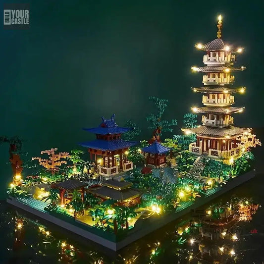 MOC Hangzhou West Lake Chinese architecutre 2000pcs - BuildYourCastle