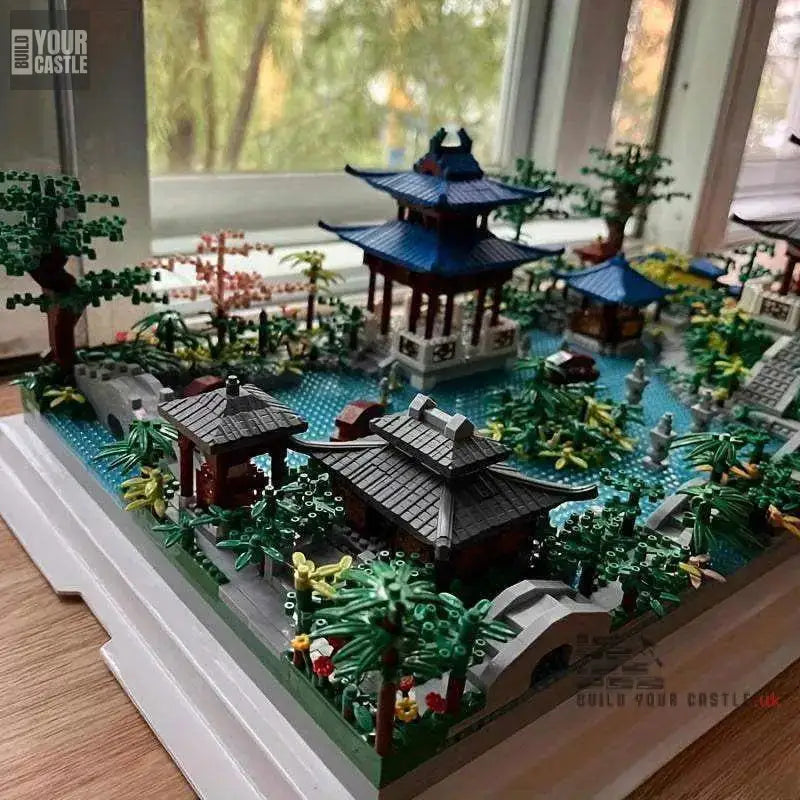 MOC Hangzhou West Lake Chinese architecutre 2000pcs - BuildYourCastle