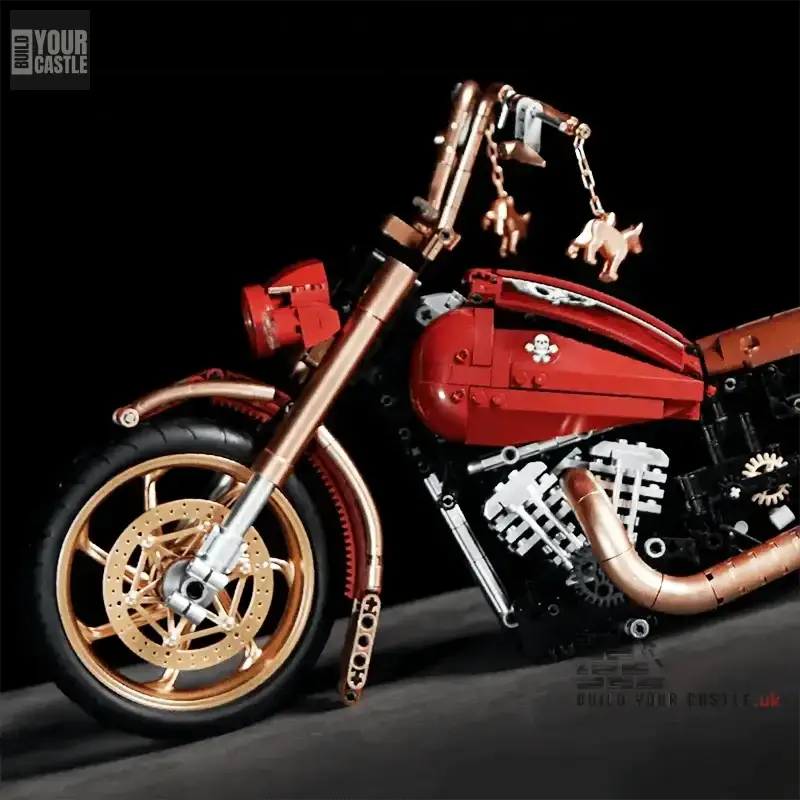 MOC Harley Davidson custom tunning building - BuildYourCastle