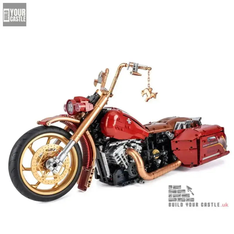 MOC Harley Davidson custom tunning building - BuildYourCastle