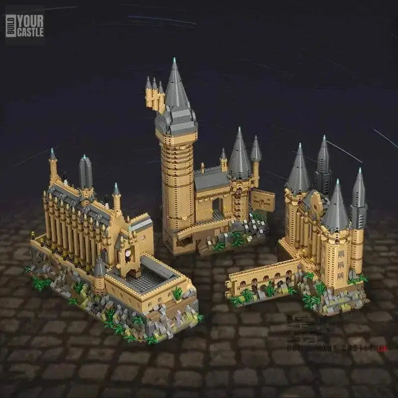 MOC Harry Potter Hogwards Castle Movie theme building set - BuildYourCastle