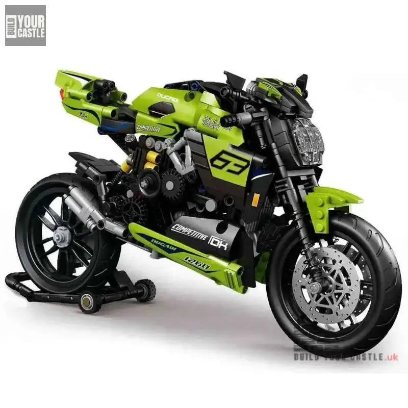 MOC naked bike kawasaki Z900 motorcycle building set - BuildYourCastle