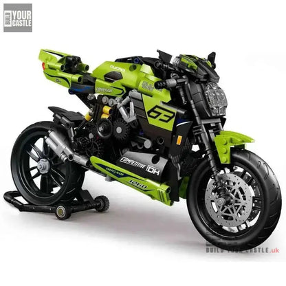 MOC naked bike kawasaki Z900 motorcycle building set - BuildYourCastle