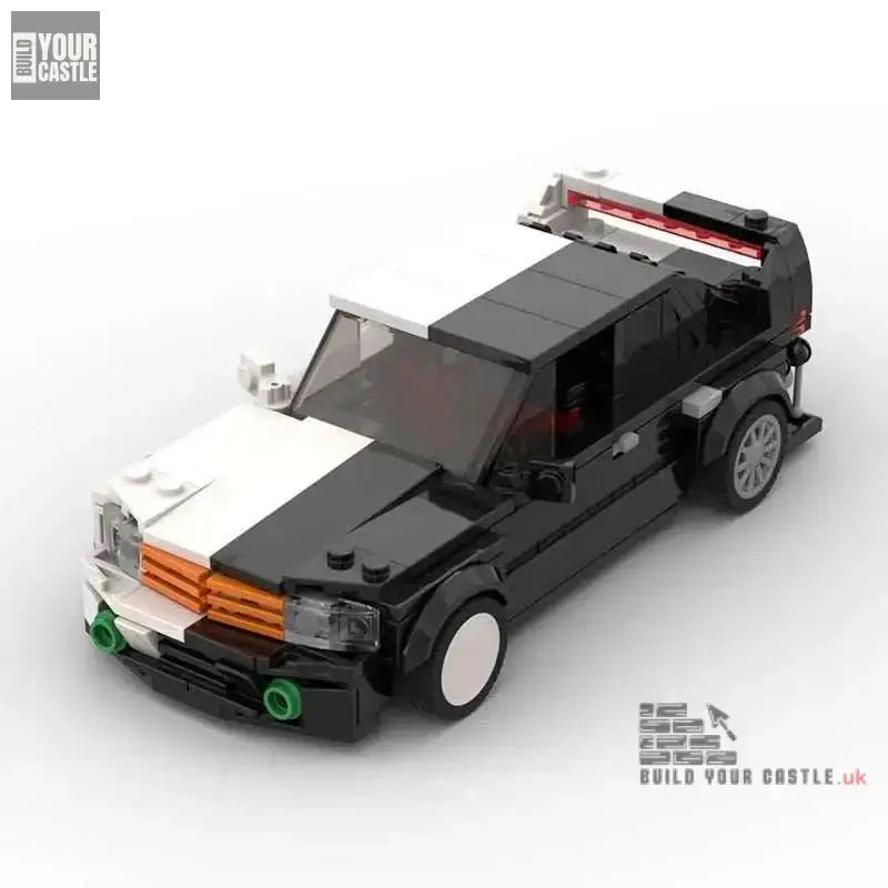 MOC Mercedes BLOCKS BRICKS Minicar building set - BuildYourCastle