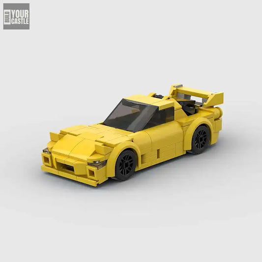 MOC MINI Cars Building Blocks Set MOC RX-7 City Car Vehicle Speed Champion Racer Building Blocks Brick Racing Model