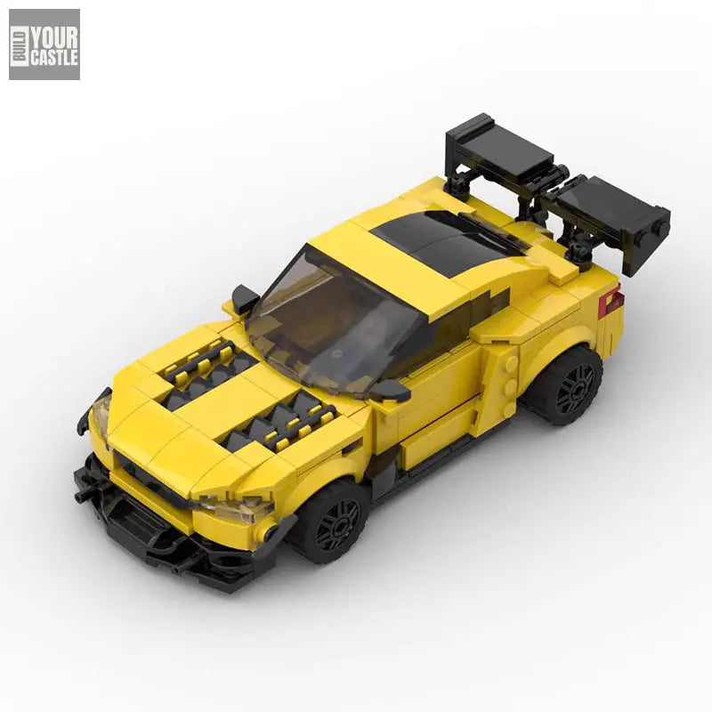 MOC MINI Cars Building Blocks Set MOC Shehe 1K S Eight-grid Car Speed Series Building Blocks Car Model