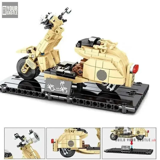 MOC motorcycle building set - BuildYourCastle