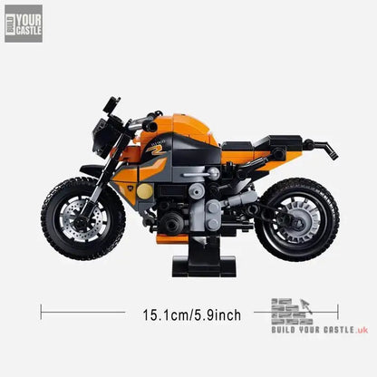 MOC Naked Bike motorcycle building set 196 PCS - BuildYourCastle