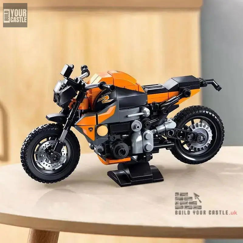 MOC Naked Bike motorcycle building set 196 PCS - BuildYourCastle