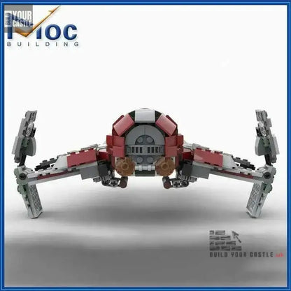 MOC Star Wars Jedi Interceptor building set - BuildYourCastle