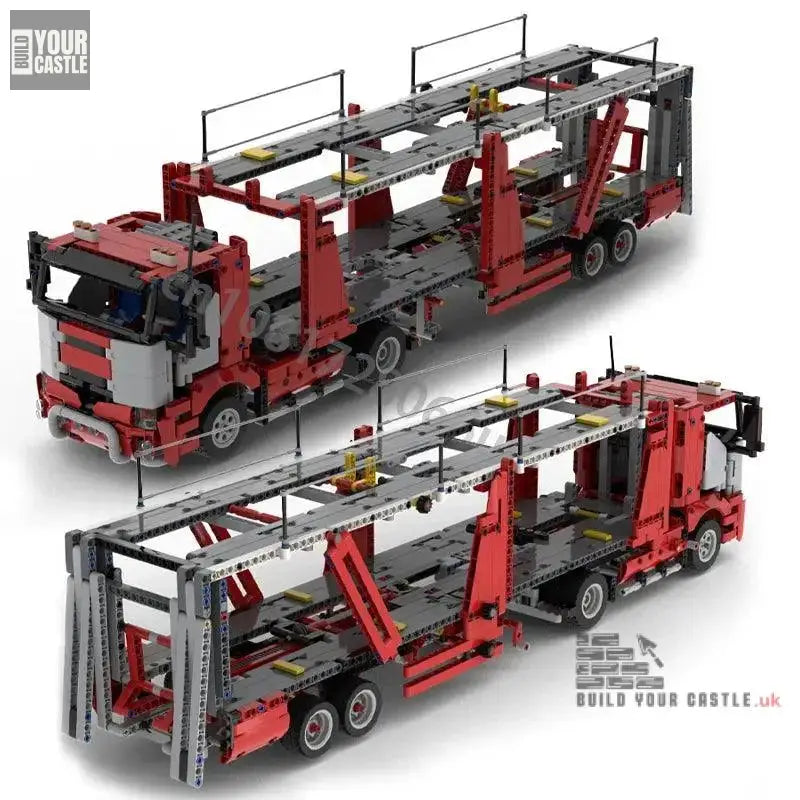 MOC Technic 42098 TRUCK mechanization building set - 1680 PCS - BuildYourCastle