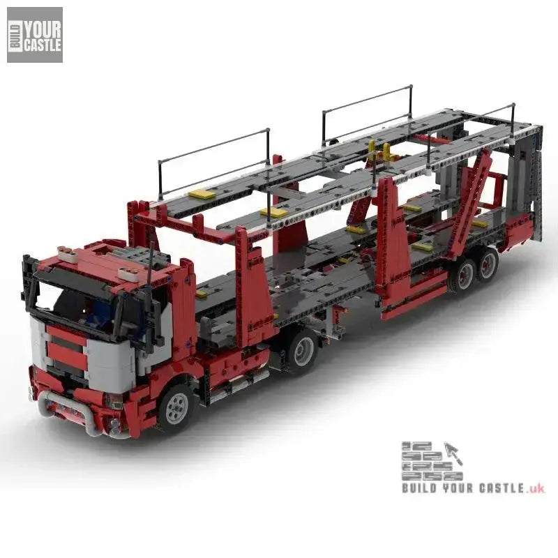 MOC Technic 42098 TRUCK mechanization building set - 1680 PCS - BuildYourCastle