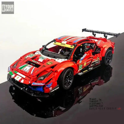 MOC Technic 42125 Ferrari 488 - BuildYourCastle