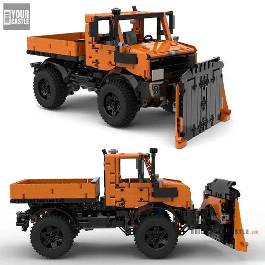 MOC Technic 42126 SNOW TRUCK mechanization building set - 1264PCS - BuildYourCastle