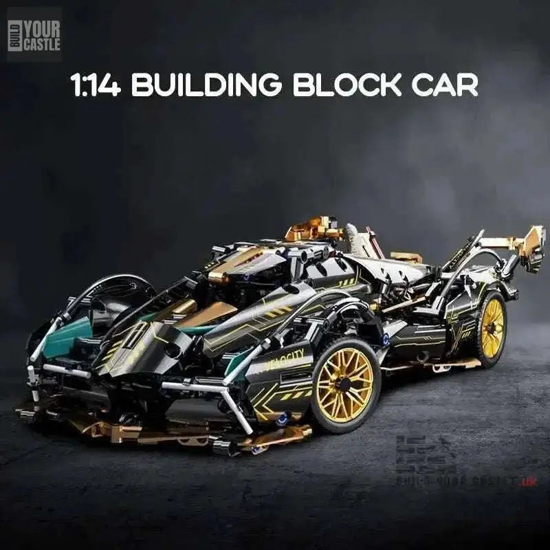 MOC Technic car sport model building set - BuildYourCastle