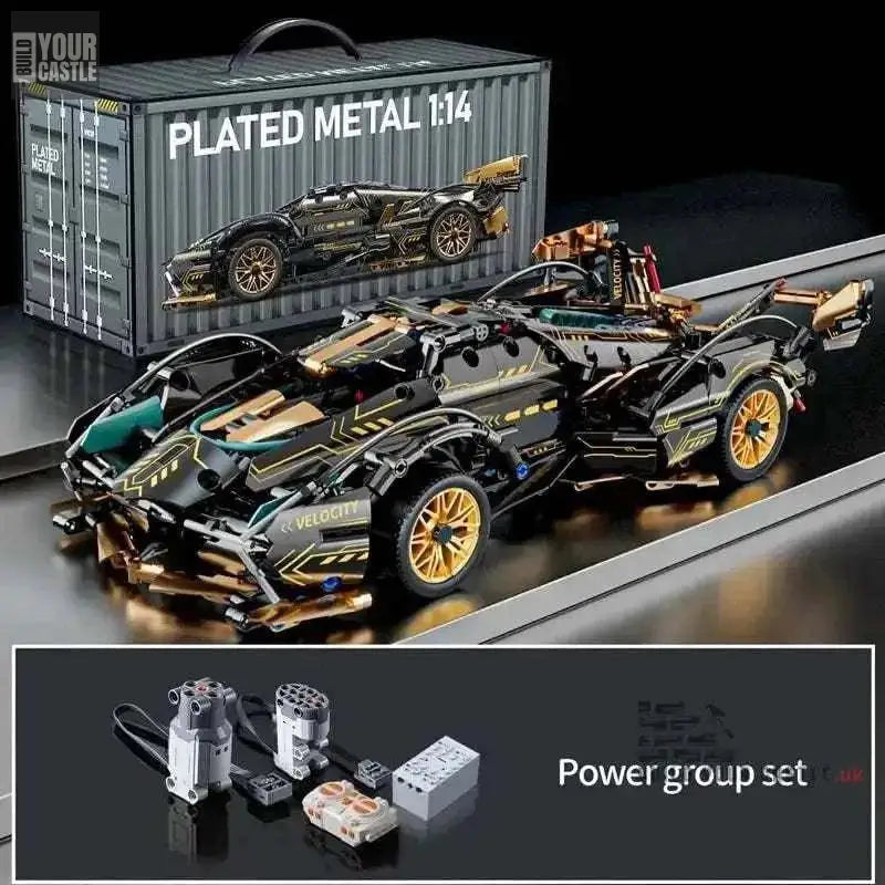 MOC Technic car sport model building set - BuildYourCastle