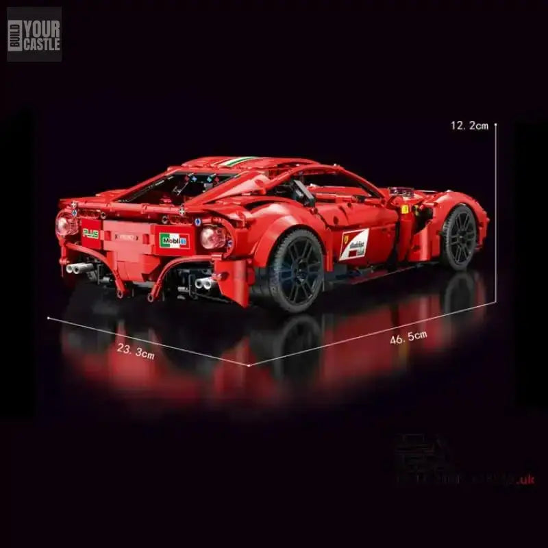 MOC Technic Ferrari F12 Berlinetta 1:10 car building set - BuildYourCastle