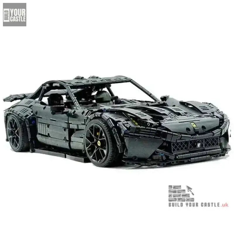 MOC Technic Ferrari F12 Black Car 3097pcs - BuildYourCastle