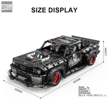 MOC Technic Ford Mustang Hoonicorn V2 KEN BLOCK - 1655pcs - BuildYourCastle