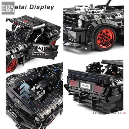 MOC Technic Ford Mustang Hoonicorn V2 KEN BLOCK - 1655pcs - BuildYourCastle