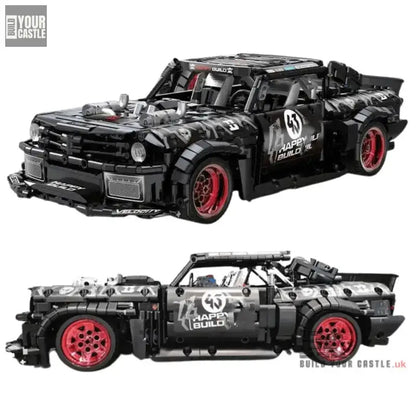 MOC Technic Ford Mustang Hoonicorn V2 KEN BLOCK - 1655pcs - BuildYourCastle