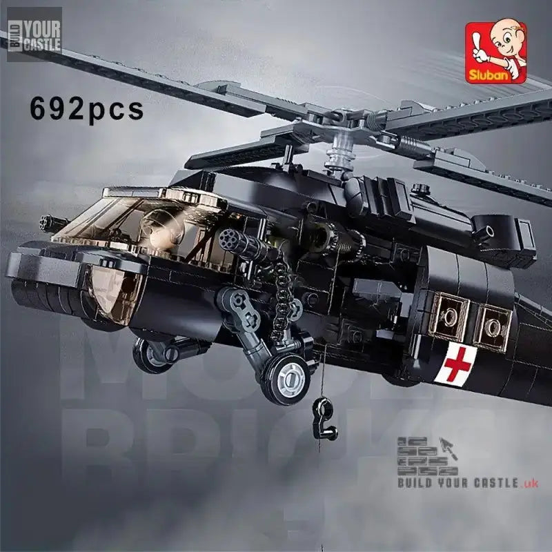 MOC Technic Helicopter / plane variant building blocks - BuildYourCastle