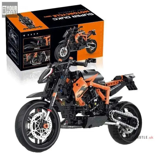 MOC Technic KTM Duke motorcycle 1:8 596pcs - BuildYourCastle