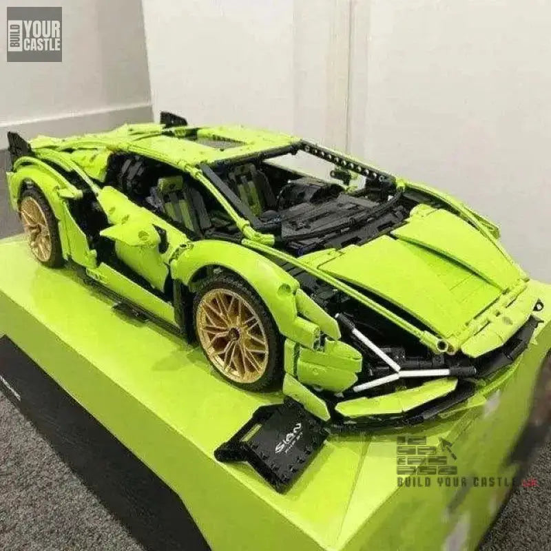 MOC Technic Lamborghini Sian building set 42115 - BuildYourCastle