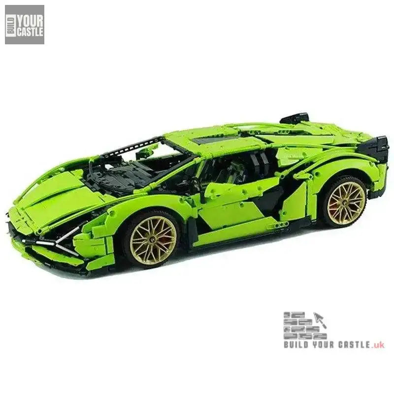 MOC Technic Lamborghini Sian building set 42115 - BuildYourCastle