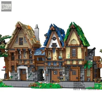 MOC Technic Medieval Blacksmith Shop Magic House - BuildYourCastle