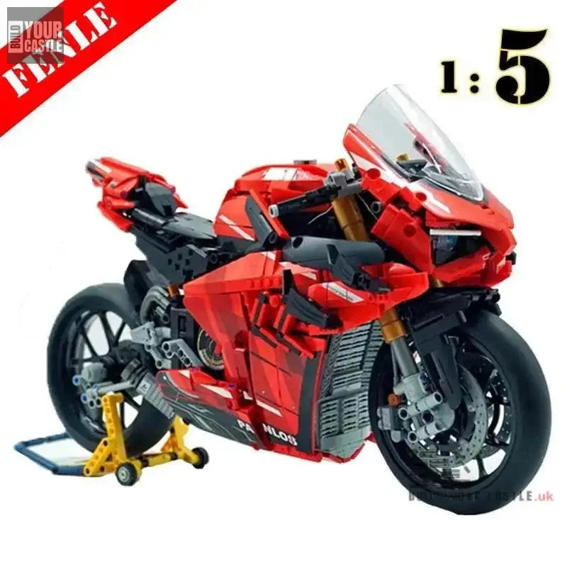 MOC Technical motorcycles building sets 1:5 - choose your variant - BuildYourCastle