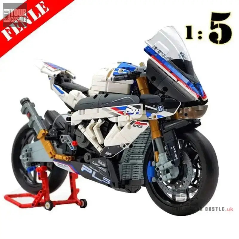 MOC Technical motorcycles building sets 1:5 - choose your variant - BuildYourCastle