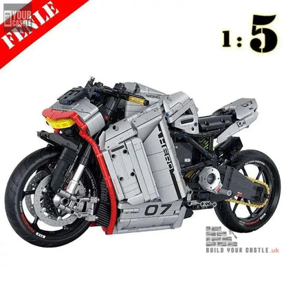 MOC Technical motorcycles building sets 1:5 - choose your variant - BuildYourCastle