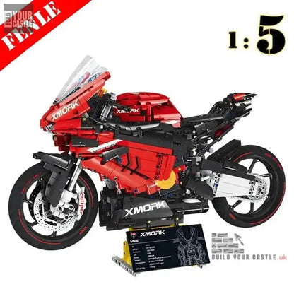 MOC Technical motorcycles building sets 1:5 - choose your variant - BuildYourCastle