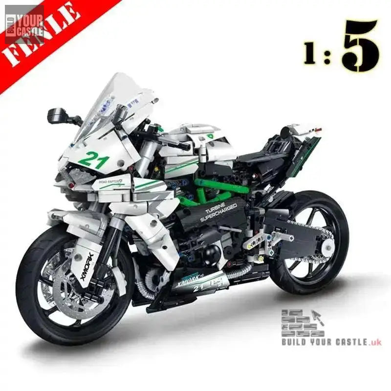 MOC Technical motorcycles building sets 1:5 - choose your variant - BuildYourCastle