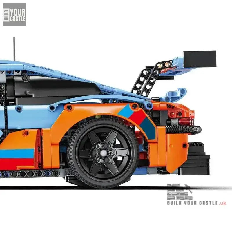 MOC Technic Porsche 911 RSR car building set - BuildYourCastle