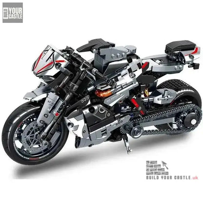 MOC Technic motorcycle Supersport concept building - BuildYourCastle