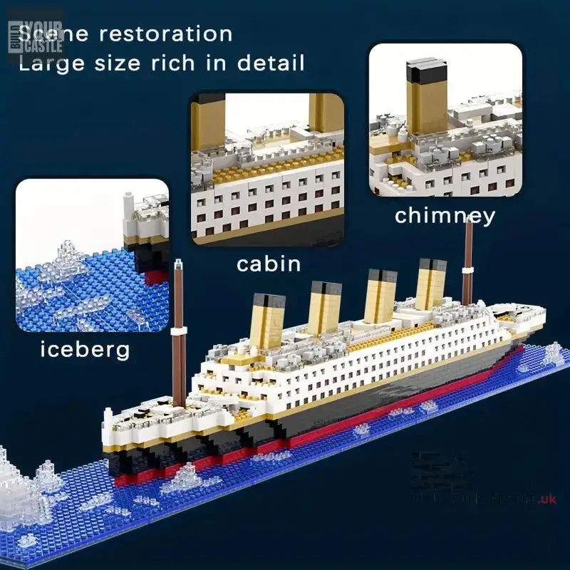 MOC Titanic building set - BuildYourCastle