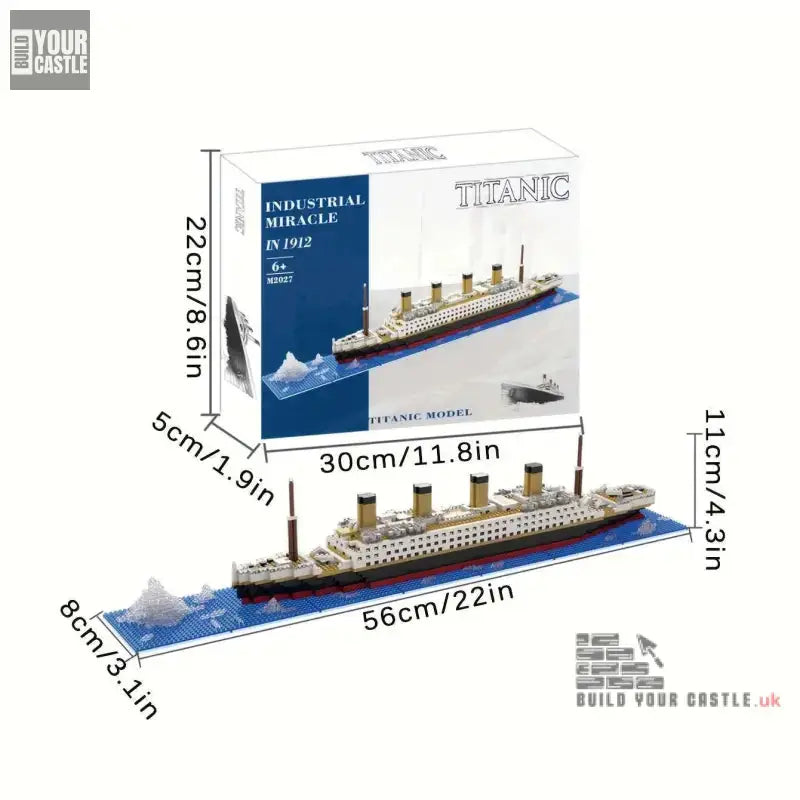 MOC Titanic building set - BuildYourCastle