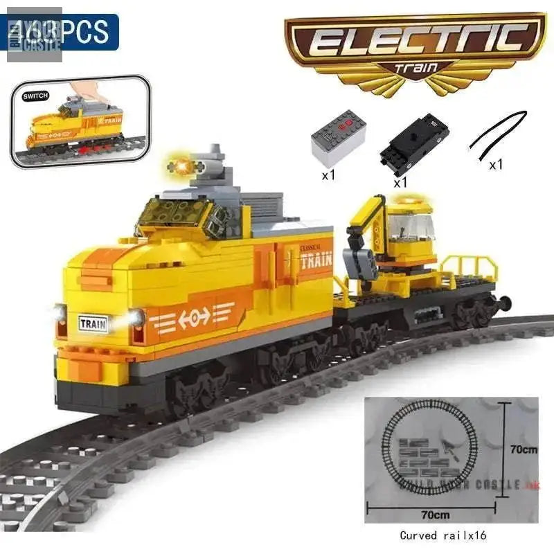 MOC Train Building set City Series - BuildYourCastle