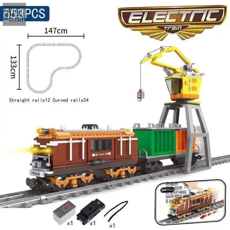 MOC Train Building set City Series - BuildYourCastle