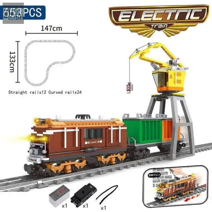 MOC Train Building set City Series - BuildYourCastle