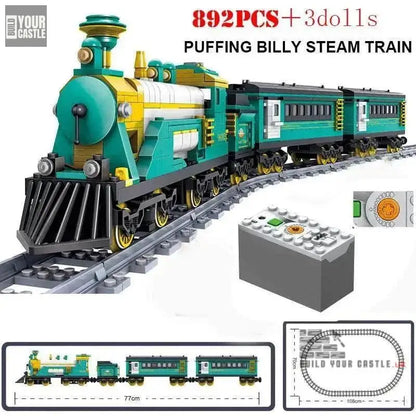 MOC Train Building set City Series - BuildYourCastle