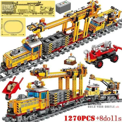 MOC Train Building set City Series - BuildYourCastle